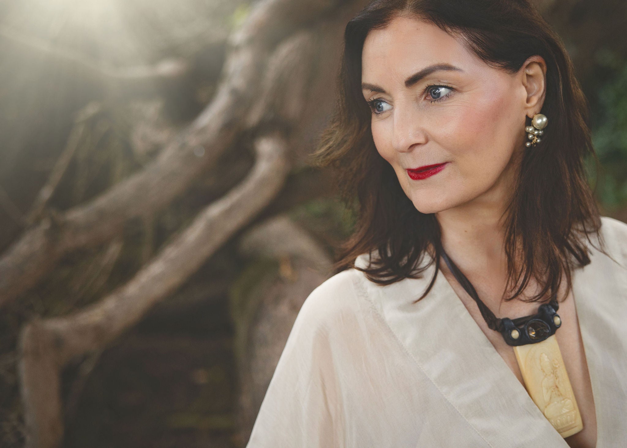 an image of Monica Watters in the woods 