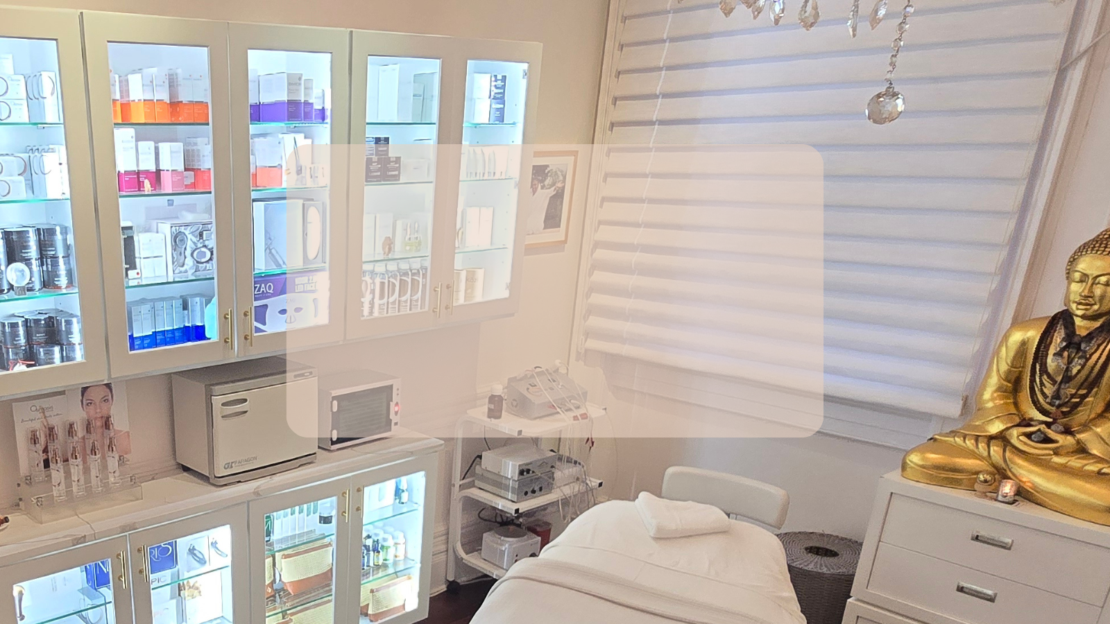 Monica Watters Skin Studio with Beautiful Bed